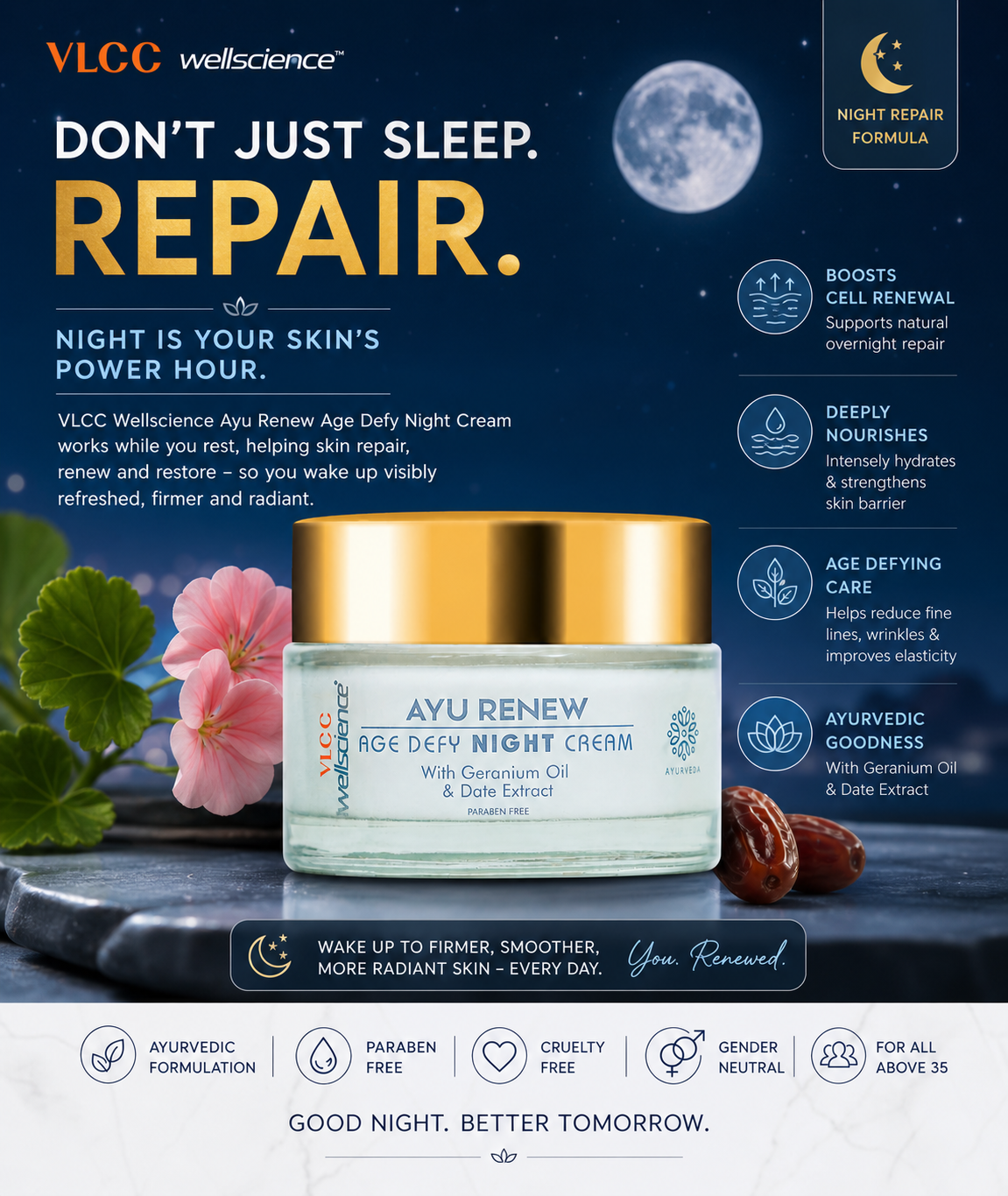 AyuRenew Age Defy Night Cream