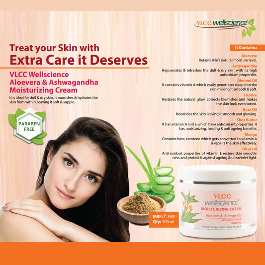 Aloevera & Ashwagandha Moisturizing Cream