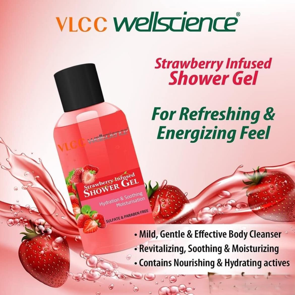 Strawberry Infused Shower Gel