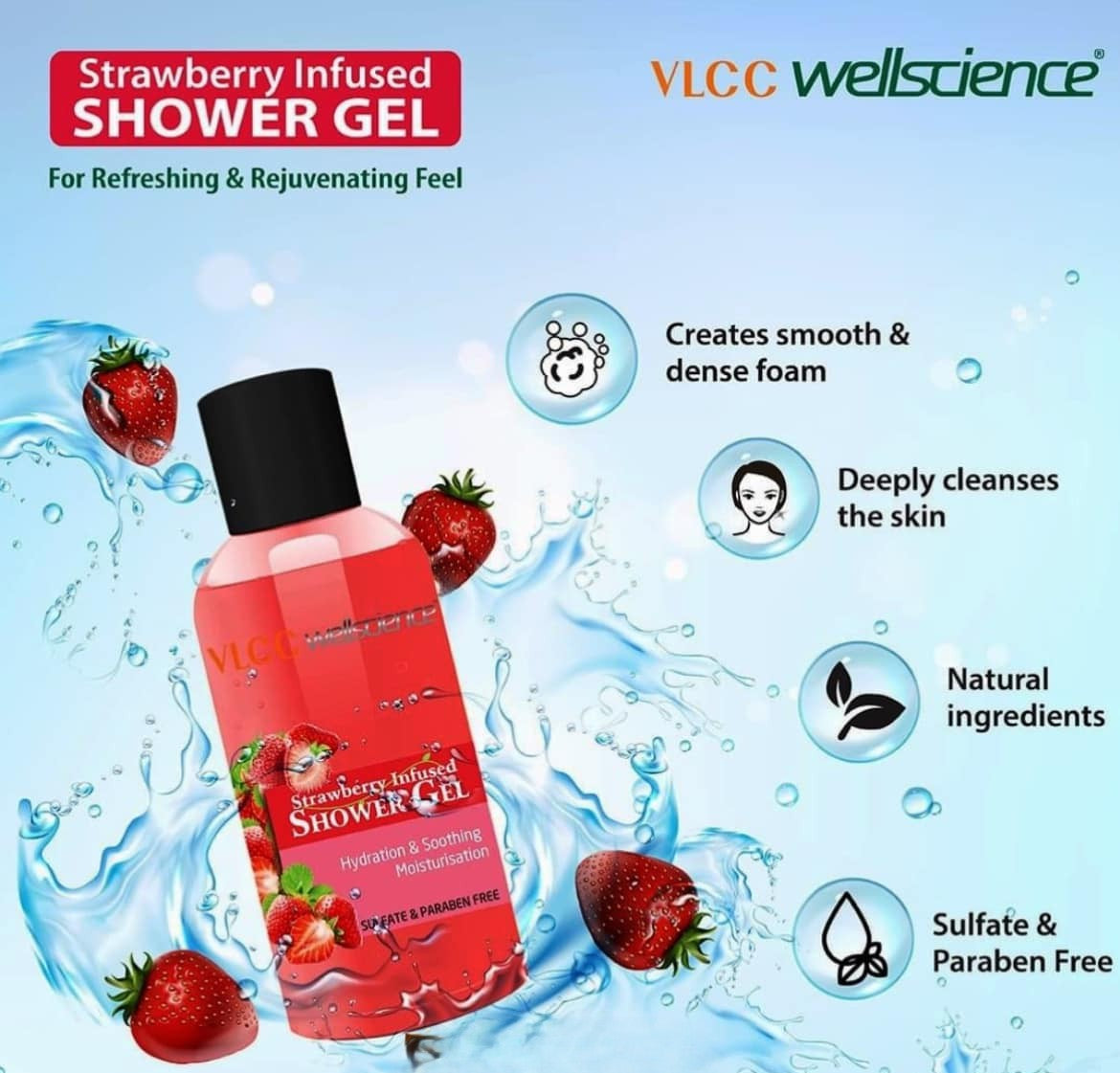 Strawberry Infused Shower Gel